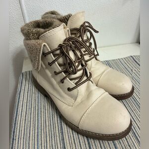 Cliffs by White Mountain Women's Hiking Style Boot,White/Fabric/Fleece, 9 M US